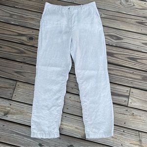L.L. Bean Classic Fit 100% Linen Pants